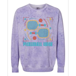 Pickleball Chick Colorblast Crewneck Sweatshirt