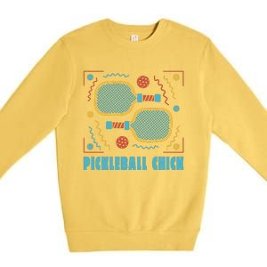 Pickleball Chick Premium Crewneck Sweatshirt