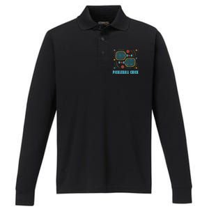 Pickleball Chick Performance Long Sleeve Polo