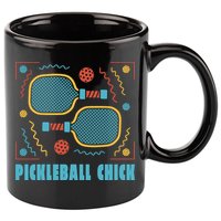 Pickleball Chick 11oz C Handle Ceramic Mug