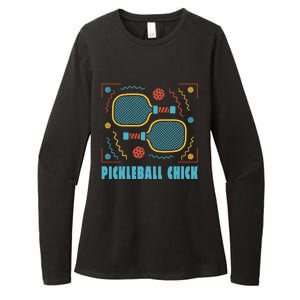 Pickleball Chick Womens CVC Long Sleeve Shirt