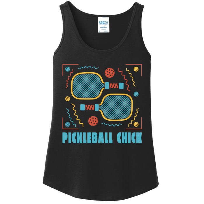 Pickleball Chick Ladies Essential Tank