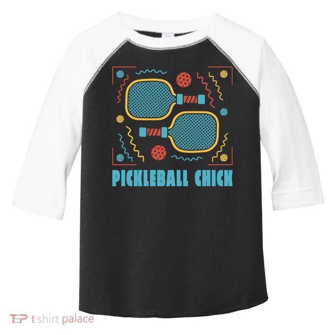 Pickleball Chick Toddler Fine Jersey T-Shirt