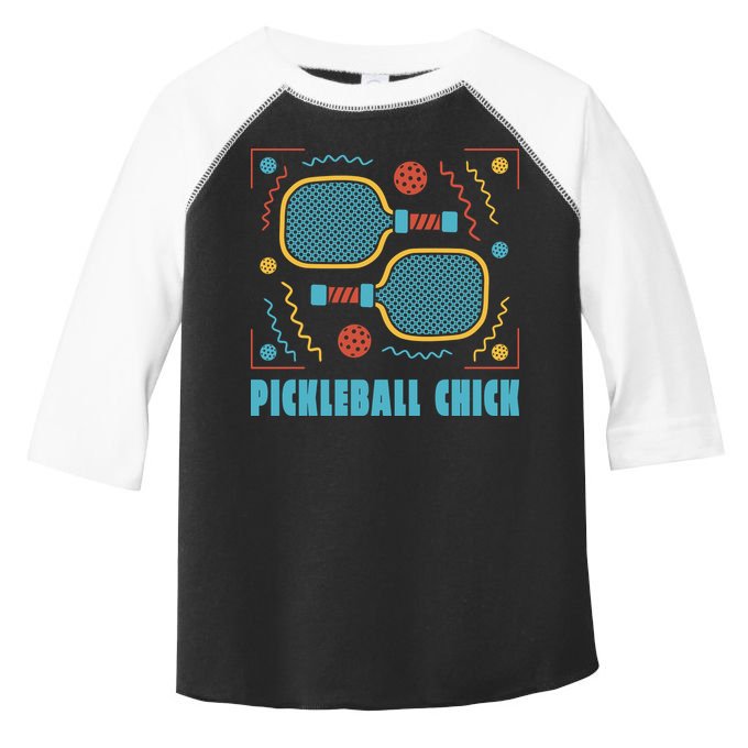 Pickleball Chick Toddler Fine Jersey T-Shirt