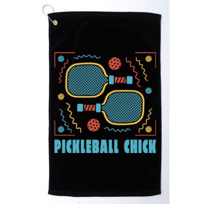 Pickleball Chick Platinum Collection Golf Towel