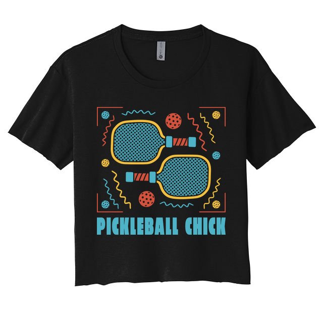 Pickleball Chick Crop Top