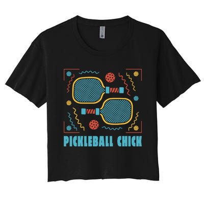 Pickleball Chick Women's Crop Top Tee