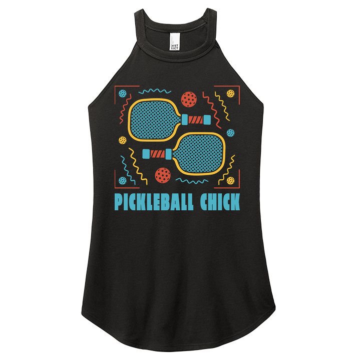 Pickleball Chick Women's Perfect Tri Rocker Tank