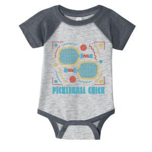 Pickleball Chick Infant Baby Jersey Bodysuit