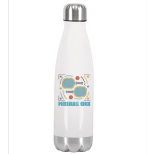 Pickleball Chick Stainless Steel Insulated Water Bottle