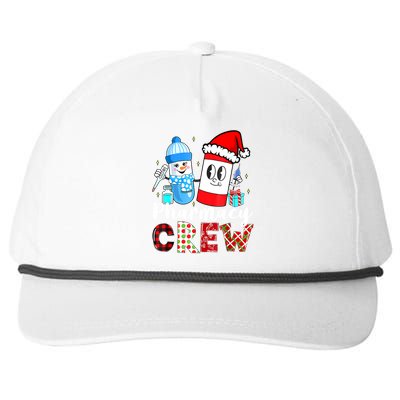 Pharmacy Crew Pill Rx Santa Hat Pharmacist Christmas Meaningful Gift Snapback Five-Panel Rope Hat