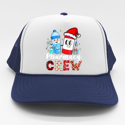 Pharmacy Crew Pill Rx Santa Hat Pharmacist Christmas Meaningful Gift Trucker Hat