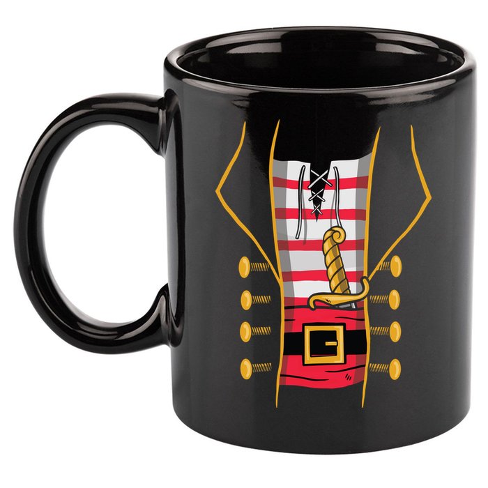 Pirate Costume 11oz C Handle Ceramic Mug