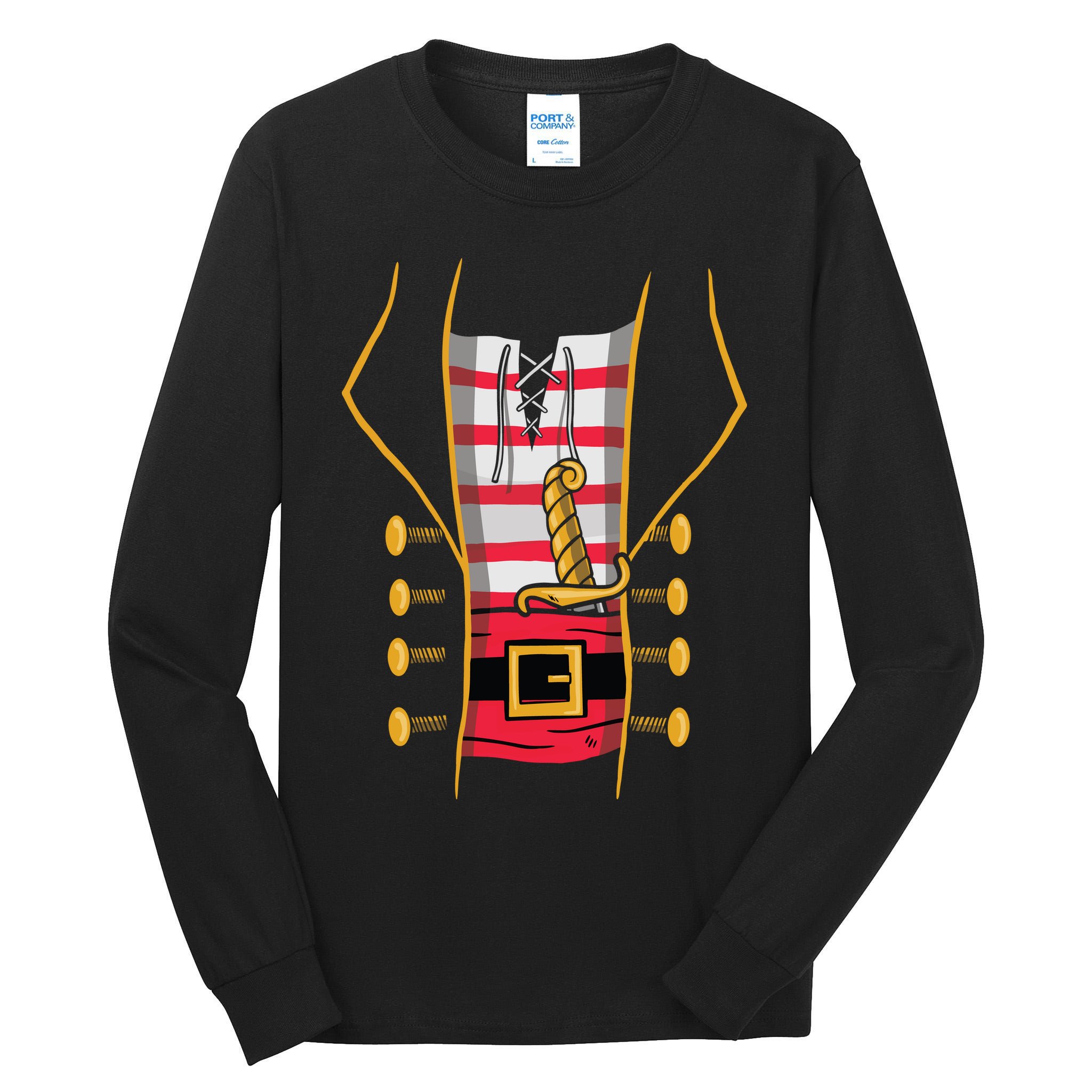 Pirate Costume Tall Long Sleeve T-Shirt