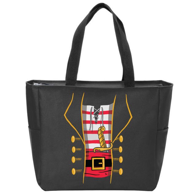 Pirate Costume Zip Tote Bag