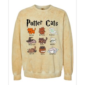 Potter Cats Colorblast Crewneck Sweatshirt