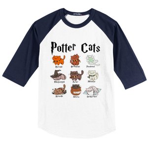 Potter Cats Baseball Sleeve Shirt