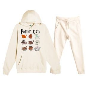 Potter Cats Premium Hooded Sweatsuit Set