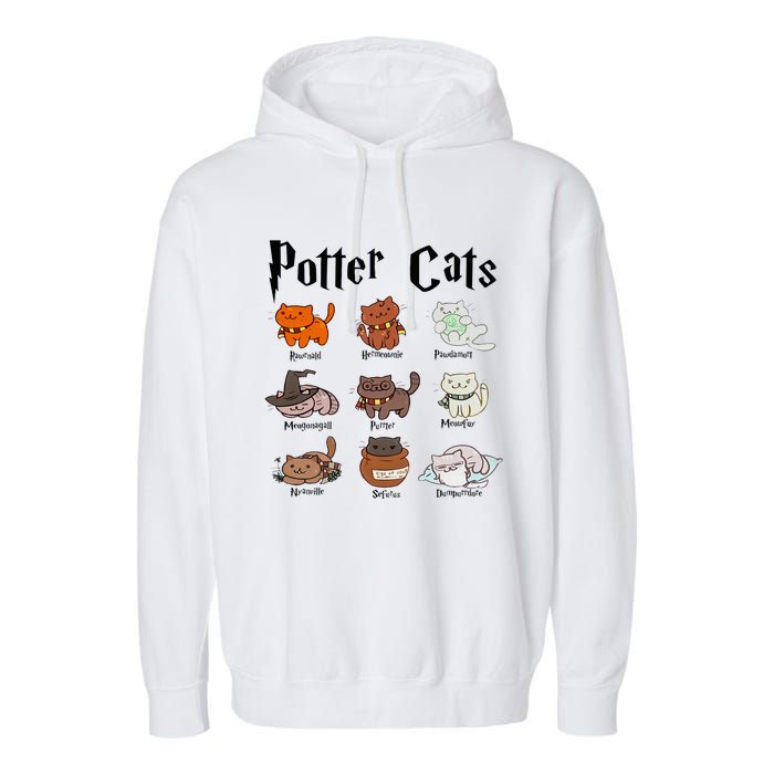 Potter Cats Garment-Dyed Fleece Hoodie