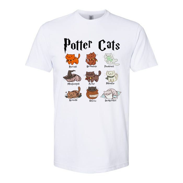 Potter Cats Softstyle CVC T-Shirt