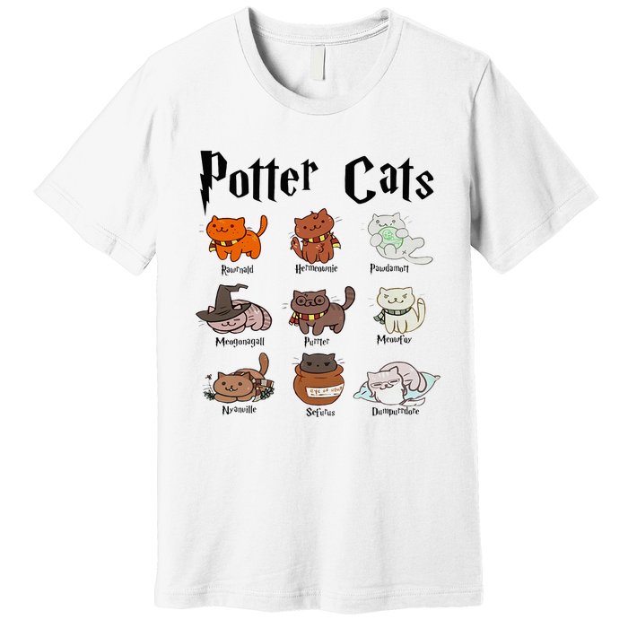 Potter Cats Premium T-Shirt