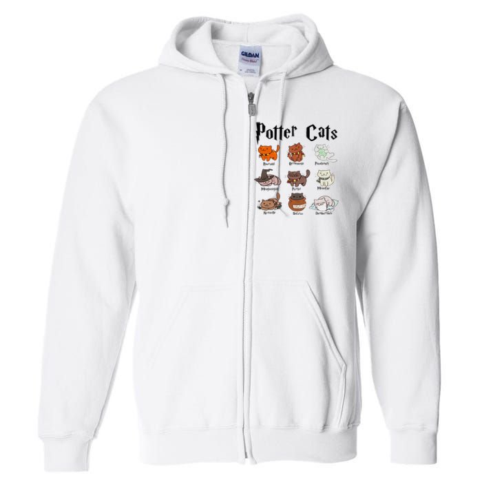 Potter Cats Full Zip Hoodie