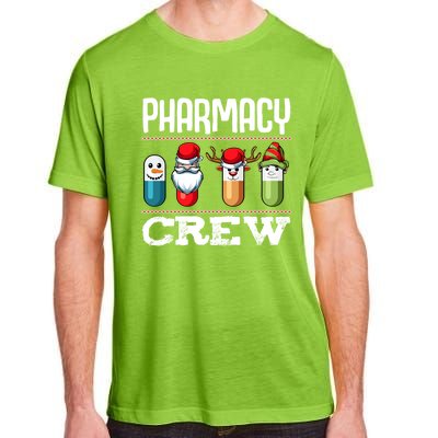 Pharmacy Crew Pills Christmas Pharmacist Medicine Funny Gift Adult ChromaSoft Performance T-Shirt