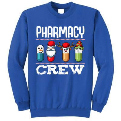 Pharmacy Crew Pills Christmas Pharmacist Medicine Funny Gift Sweatshirt