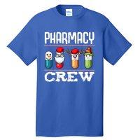 Pharmacy Crew Pills Christmas Pharmacist Medicine Funny Gift Tall T-Shirt