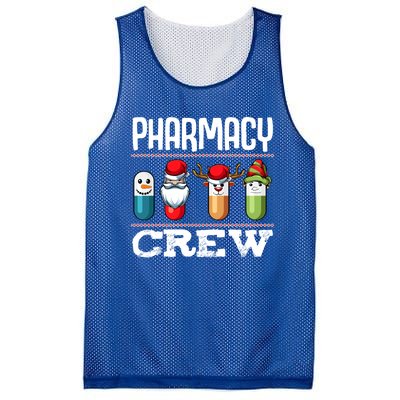 Pharmacy Crew Pills Christmas Pharmacist Medicine Funny Gift Mesh Reversible Basketball Jersey Tank