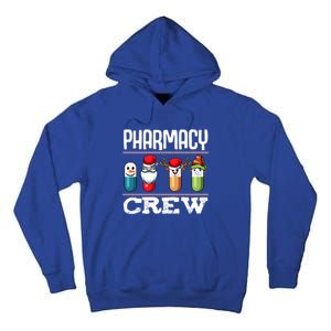 Pharmacy Crew Pills Christmas Pharmacist Medicine Funny Gift Tall Hoodie