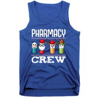 Pharmacy Crew Pills Christmas Pharmacist Medicine Funny Gift Tank Top