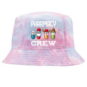 Pharmacy Crew Pills Christmas Pharmacist Medicine Funny Gift Tie-Dyed Bucket Hat