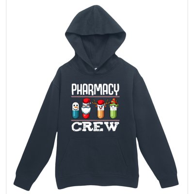 Pharmacy Crew Pills Christmas Pharmacist Medicine Funny Gift Urban Pullover Hoodie