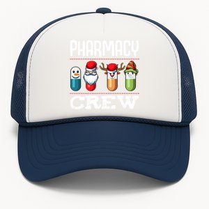 Pharmacy Crew Pills Christmas Pharmacist Medicine Funny Gift Trucker Hat