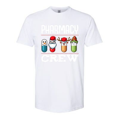 Pharmacy Crew Pills Christmas Pharmacist Medicine Funny Gift Softstyle CVC T-Shirt