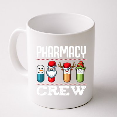 Pharmacy Crew Pills Christmas Pharmacist Medicine Funny Gift Coffee Mug