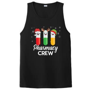 Pharmacy Crew Pills Merry Christmas Santa Funny Pharmacist Gift PosiCharge Competitor Tank