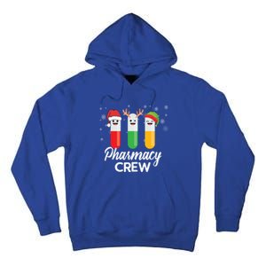 Pharmacy Crew Pills Merry Christmas Santa Funny Pharmacist Gift Tall Hoodie