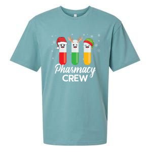 Pharmacy Crew Pills Merry Christmas Santa Funny Pharmacist Gift Sueded Cloud Jersey T-Shirt