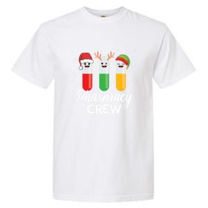 Pharmacy Crew Pills Merry Christmas Santa Funny Pharmacist Gift Garment-Dyed Heavyweight T-Shirt