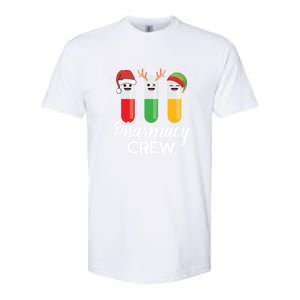 Pharmacy Crew Pills Merry Christmas Santa Funny Pharmacist Gift Softstyle CVC T-Shirt