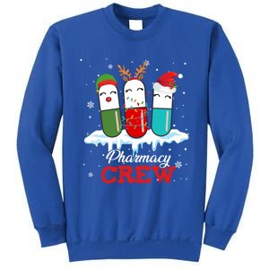 Pharmacy Crew Pills Reindeer Santa Claus Lights Christmas Gift Sweatshirt