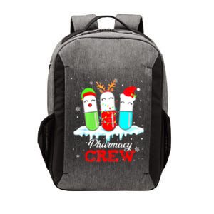 Pharmacy Crew Pills Reindeer Santa Claus Lights Christmas Meaningful Gift Vector Backpack