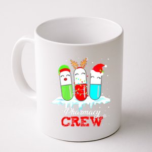 Pharmacy Crew Pills Reindeer Santa Claus Lights Christmas Meaningful Gift Coffee Mug