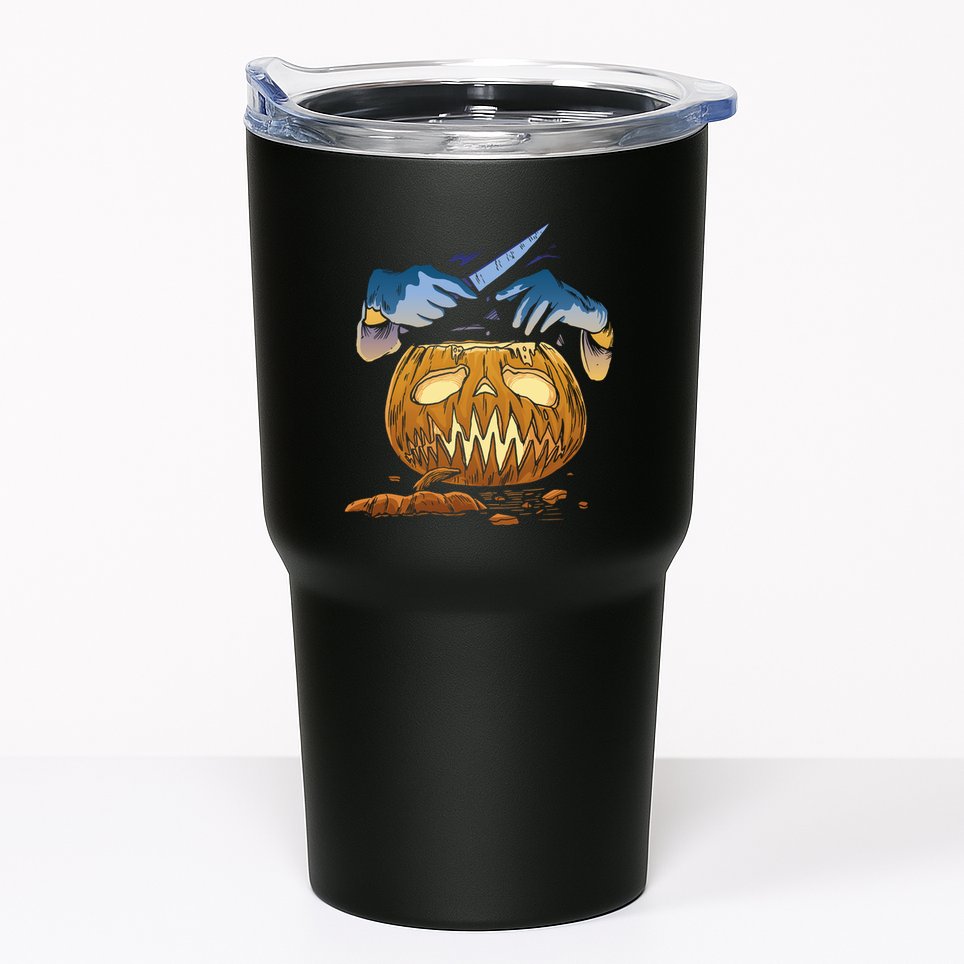 Pumpkin Carving Tumbler