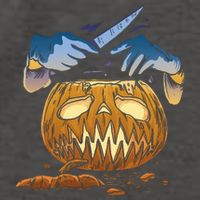 Pumpkin Carving Vector Backpack