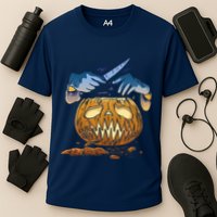 Pumpkin Carving Cooling Performance Crew T-Shirt