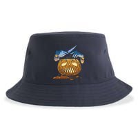 Pumpkin Carving Sustainable Bucket Hat