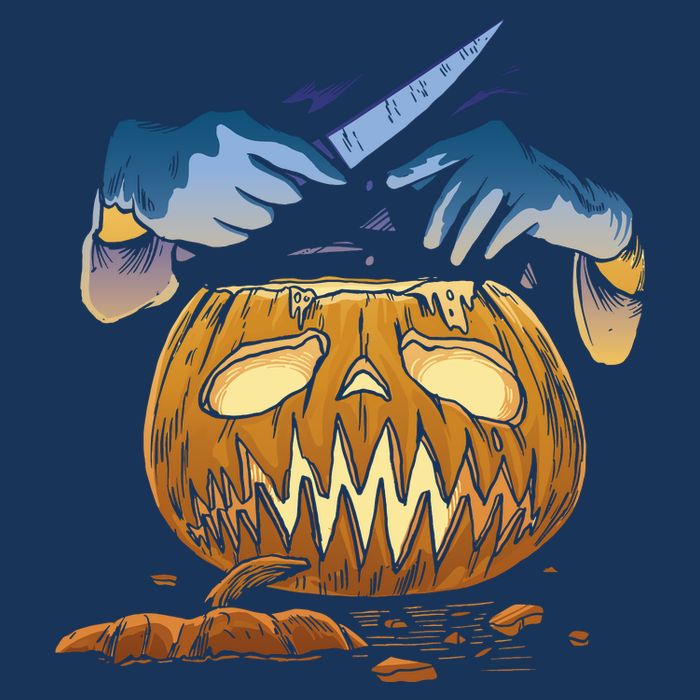 Pumpkin Carving Sustainable Bucket Hat